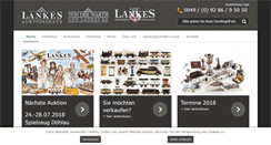 Desktop Screenshot of lankes-auktionen.com